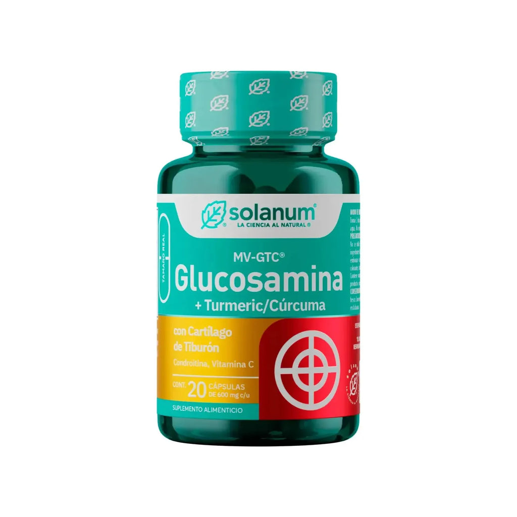 Solanum Glucosamina + Turmeric (Mv-GTC®) 20 Cápsulas