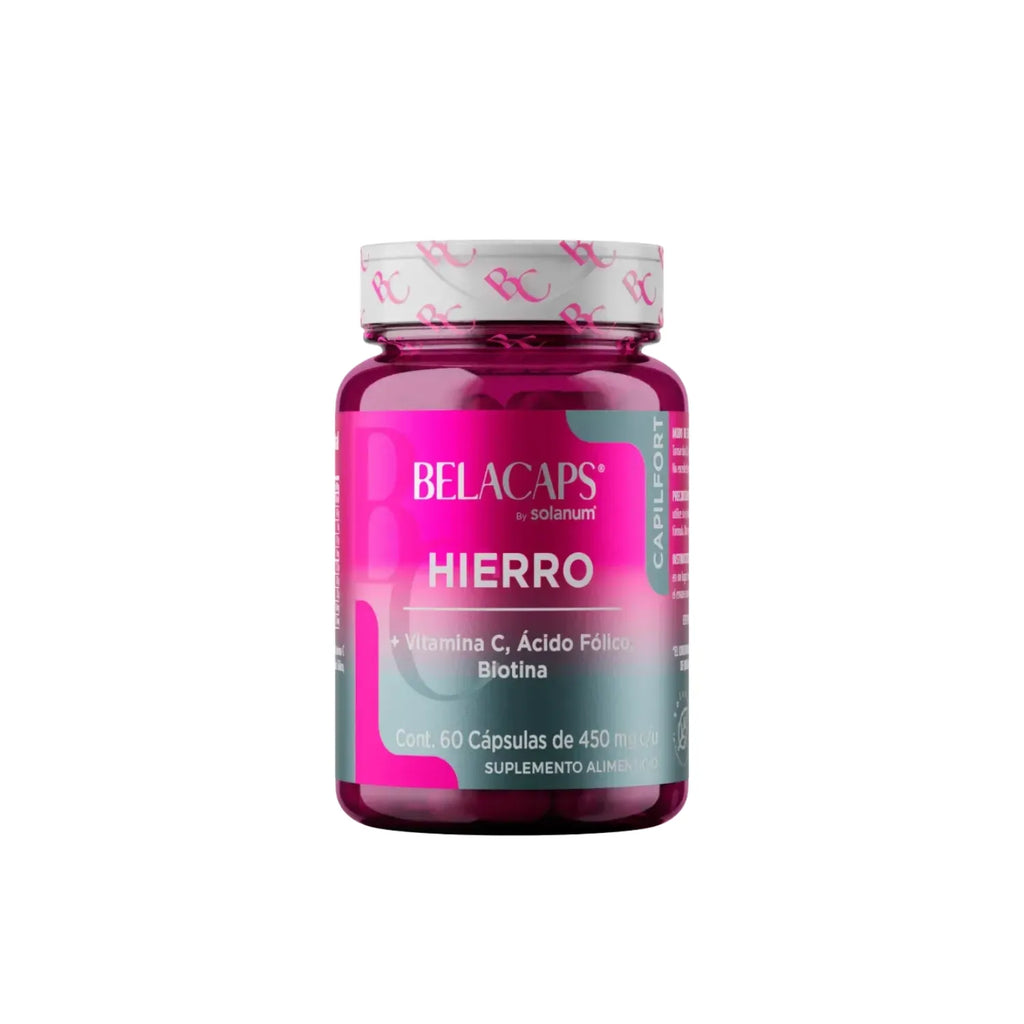 Solanum Belacaps Hierro+vitamina C+acido Fólico 60 Caps Sfn