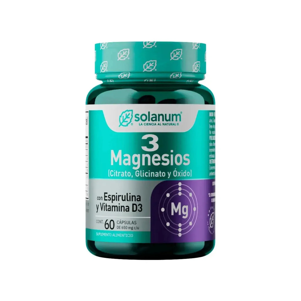 Solanum Turquesa 3 Magnesios 60 capsulas
