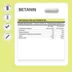 Matter Betanin Betaína HCL | 656 mg | 60 Cápsulas Vegetales | Salud Estomacal y Bienestar Digestivo | Suplemento Alimenticio