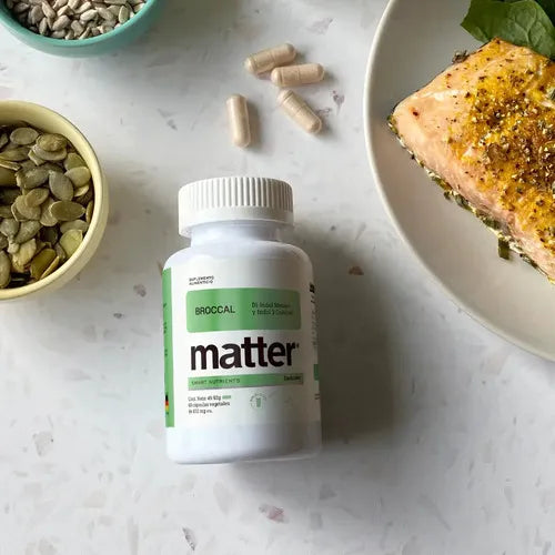 Matter Broccal Di-Indol Metano | 60 Cápsulas Vegetales | Equilibrio Hormonal y Protección Antioxidante | Bienestar General | Suplemento Alimenticio