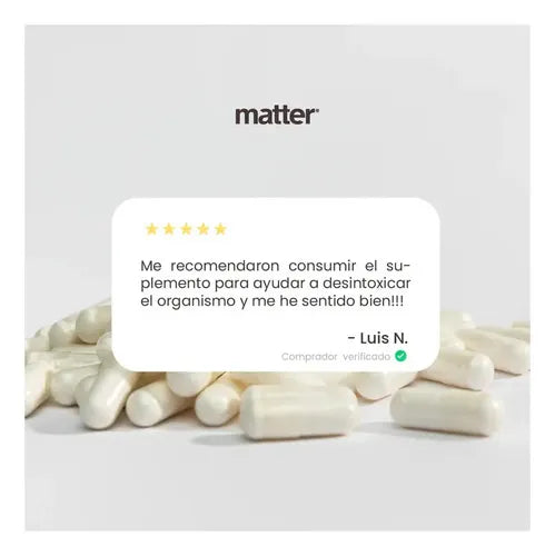 Matter Cleantox | MSM, Ácido Alfa Lipoico y N-Acetil-Cisteína | 120 Cápsulas Vegetales | Protección Antioxidante y Bienestar Celular | Suplemento Alimenticio
