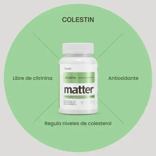You Matter Colestin | Levadura de Arroz Rojo | 90 Cápsulas Vegetales | Bienestar Cardiovascular | Suplemento Alimenticio