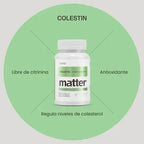 You Matter Colestin | Levadura de Arroz Rojo | 90 Cápsulas Vegetales | Bienestar Cardiovascular | Suplemento Alimenticio