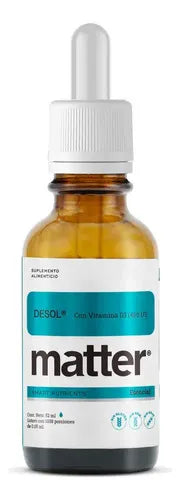 Matter Desol | Vitamina D3 400 UI por Gota | 52 ml | Salud Ósea y Sistema Inmunológico | Suplemento Alimenticio
