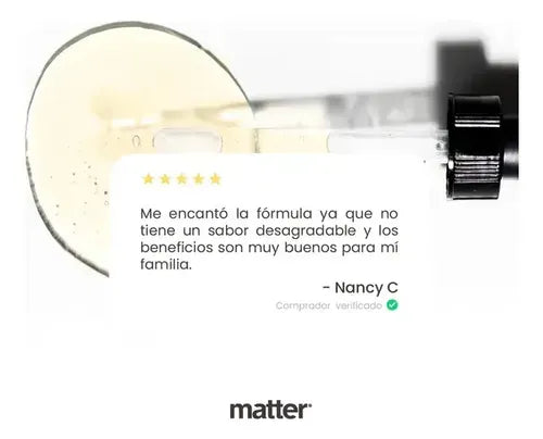 Matter Desol | Vitamina D3 400 UI por Gota | 52 ml | Salud Ósea y Sistema Inmunológico | Suplemento Alimenticio