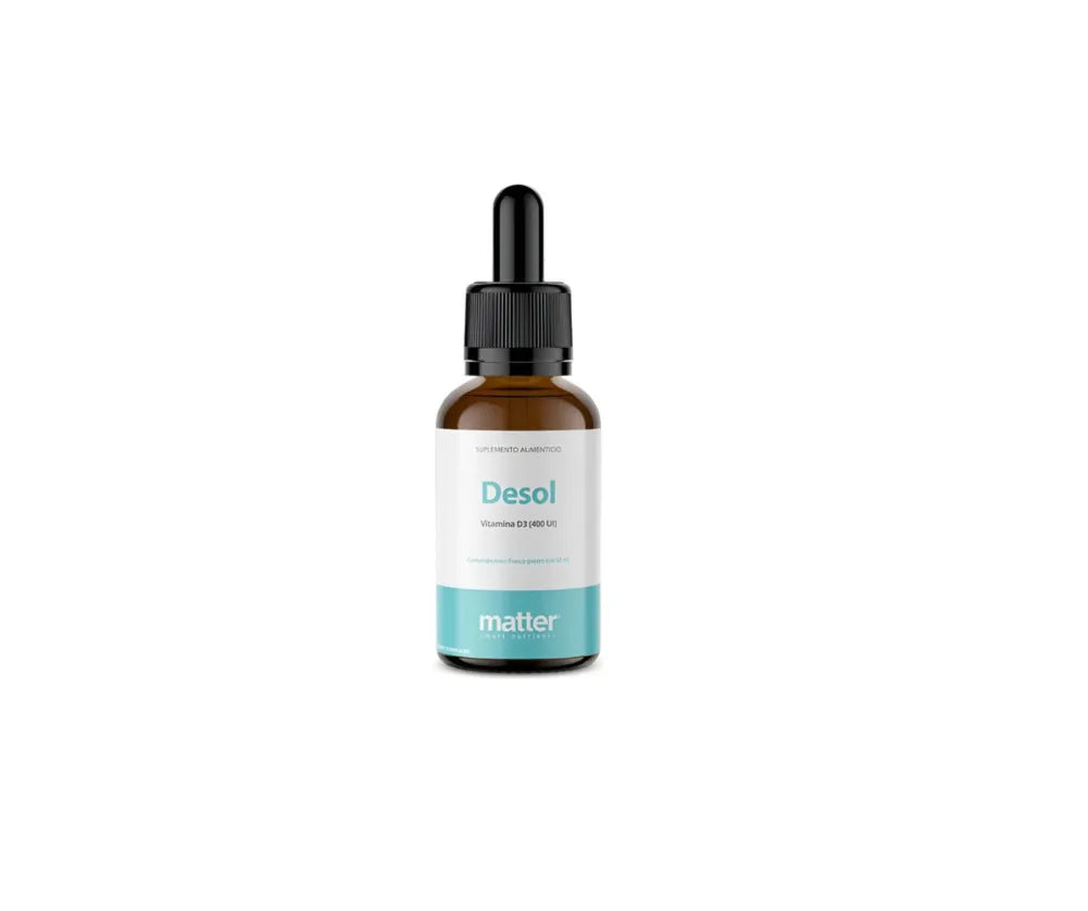 Matter Desol | Vitamina D3 400 UI por Gota | 52 ml | Salud Ósea y Sistema Inmunológico | Suplemento Alimenticio
