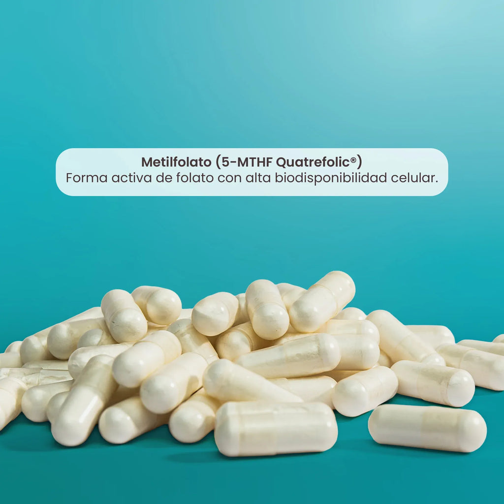 MATTER FOLIXOL FOLATO (5-mthf, Quatrefolic) 60 Capsulas.