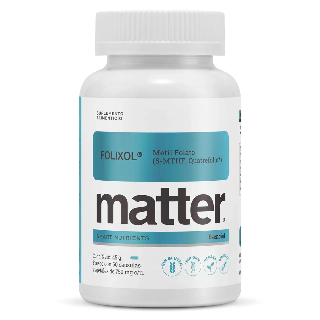 MATTER FOLIXOL FOLATO (5-mthf, Quatrefolic) 60 Capsulas.