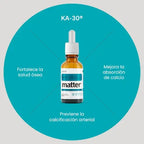 Matter KA-30 | Vitamina K2 MK-7 | Gotero de 30 ml | Salud Ósea | Suplemento Alimenticio