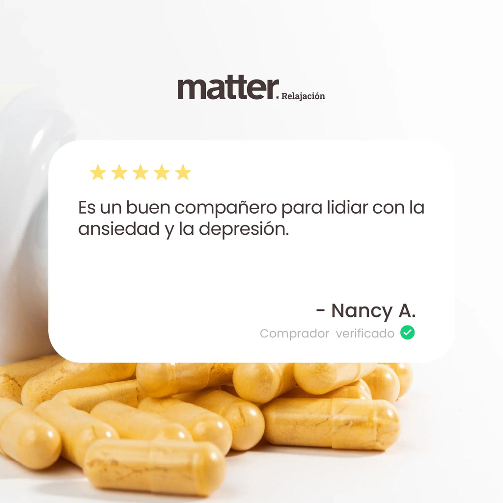 Matter Moody | Aminoácidos, Vitaminas y Minerales | 60 Cápsulas | Bienestar Emocional | Suplemento Alimenticio