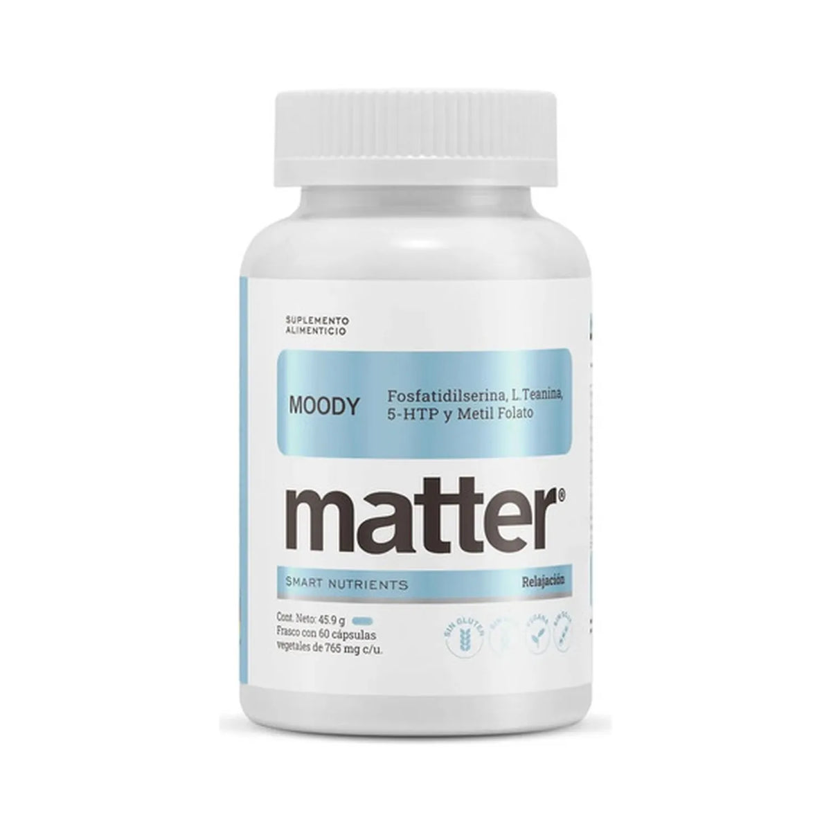 Matter Moody | Aminoácidos, Vitaminas y Minerales | 60 Cápsulas | Bienestar Emocional | Suplemento Alimenticio