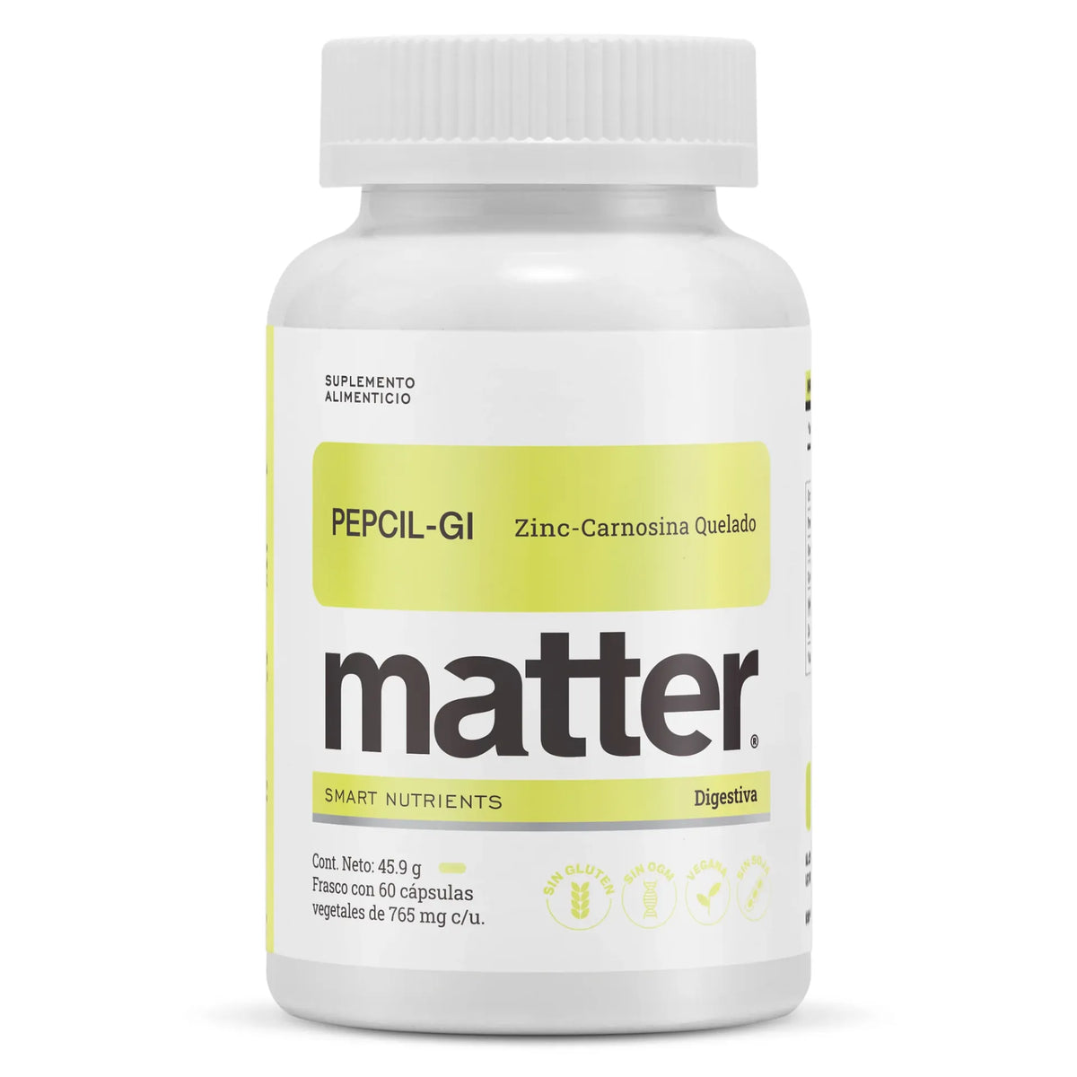 Matter Pepcil-gl Zinc-carnosina Quelado 60 Caps Sfn