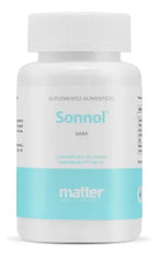 Matter Sonnol GABA | 60 Cápsulas Vegetales | Relajación y Descanso Nocturno | Bienestar del Sistema Nervioso | Suplemento Alimenticio