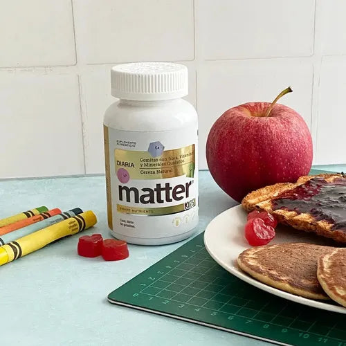 Matter Diaria Kids | Multivitamínico con Minerales | 60 Gomitas | Apoyo Inmunológico, Crecimiento y Desarrollo Infantil | Suplemento Alimenticio