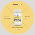 Matter Diaria Kids | Multivitamínico con Minerales | 60 Gomitas | Apoyo Inmunológico, Crecimiento y Desarrollo Infantil | Suplemento Alimenticio