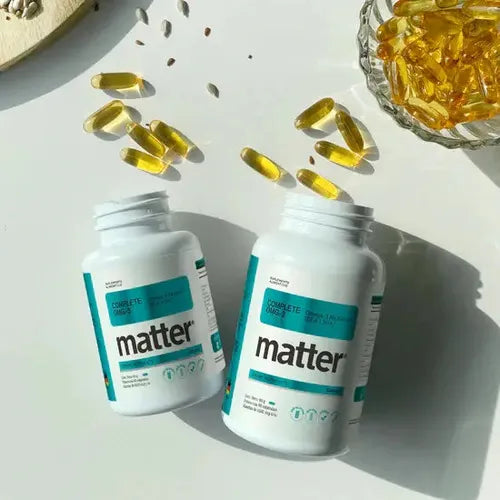 Matter Complete OMG-3 | Omega 3 MaxSimil® | 60 Cápsulas Blandas | EPA y DHA | Bienestar Cardiovascular | Suplemento Alimenticio