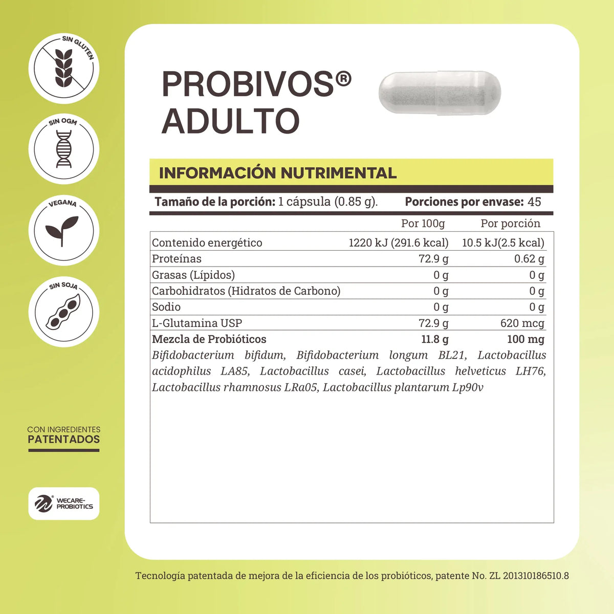 MATTER PROBIVOS ADULTOS PROBIÓTICOS CON GLUTAMINA