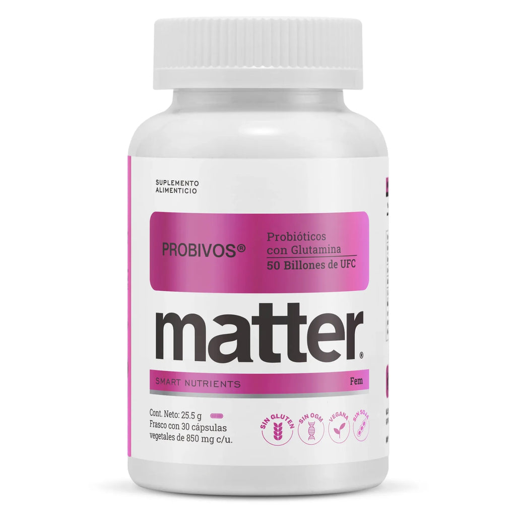 MATTER PROBIVOS FEM PROBIÓTICOS CON GLUTAMINA 30 CAPS