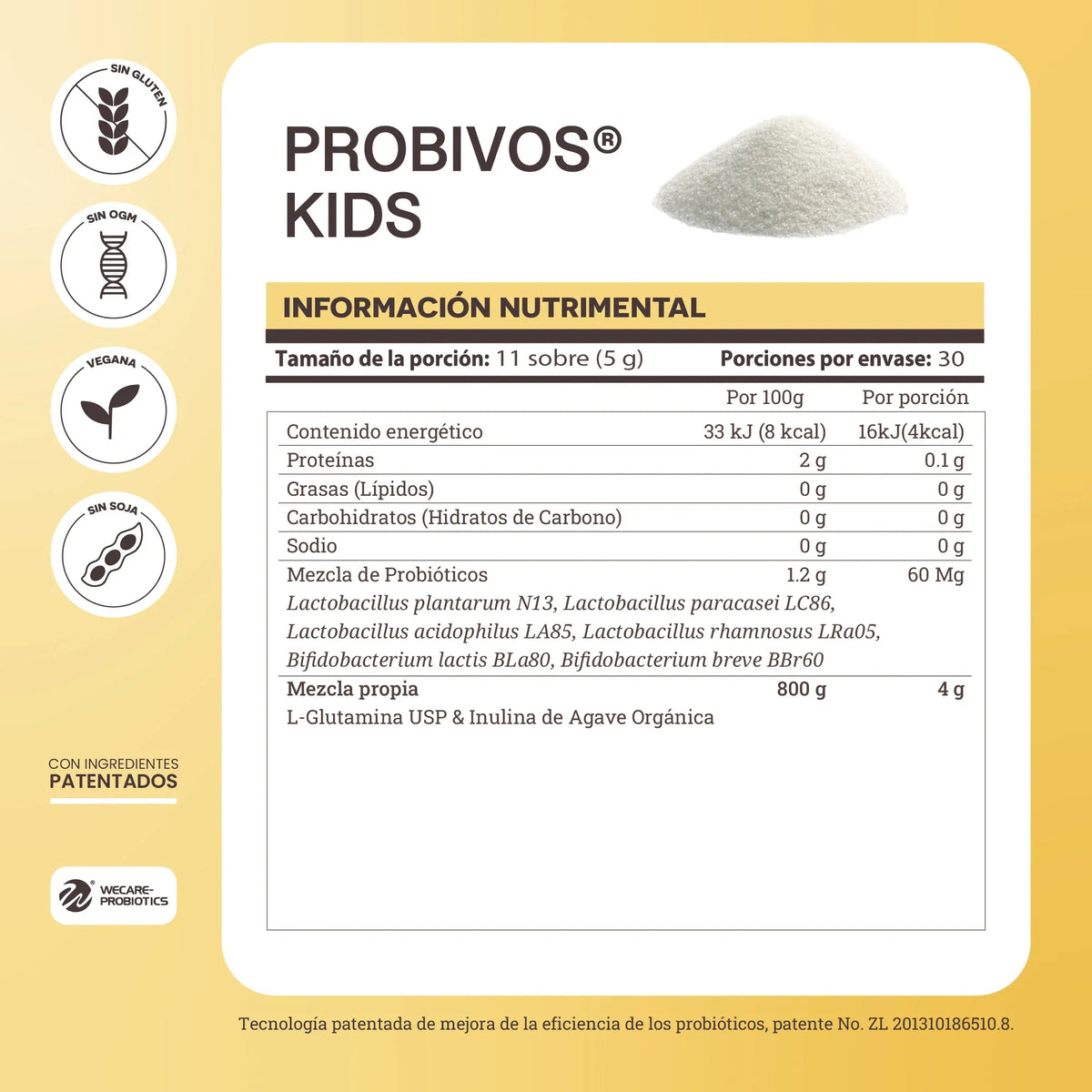 Matter Probivos Kids Probióticos & Prebioóticos 30 Sobres.