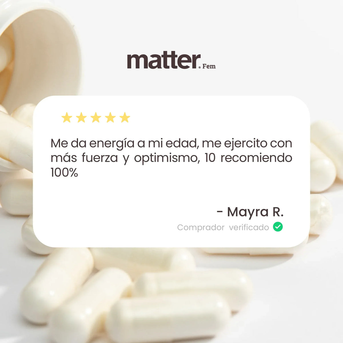 MATTER DIARIA FEM INOSITOL VITAMINAS Y MINERALES 60 CAPSULAS.