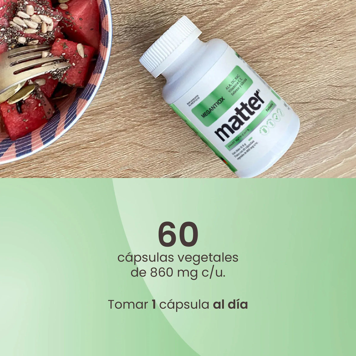 Matter Megantiox Antioxidante Selenio Vitaminas C Y E.