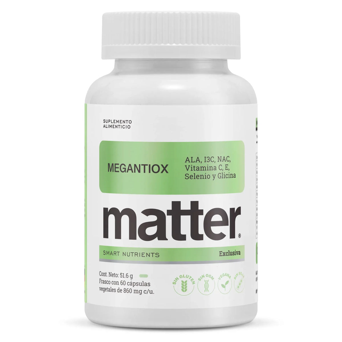 Matter Megantiox Antioxidante Selenio Vitaminas C Y E.