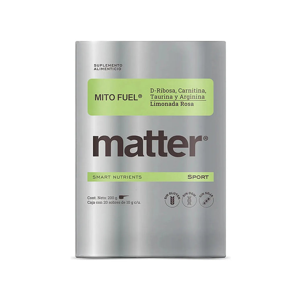 Matter Mito Fuel | D-Ribosa y L-Carnitina | 200 g | Pre-Entreno | Suplemento Alimenticio