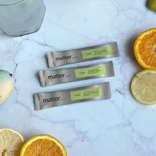 You Matter U-NIT | Electrolitos con Minerales Quelados | 189 g | 27 Sobres | Hidratación y Equilibrio de Electrolitos | Suplemento Alimenticio