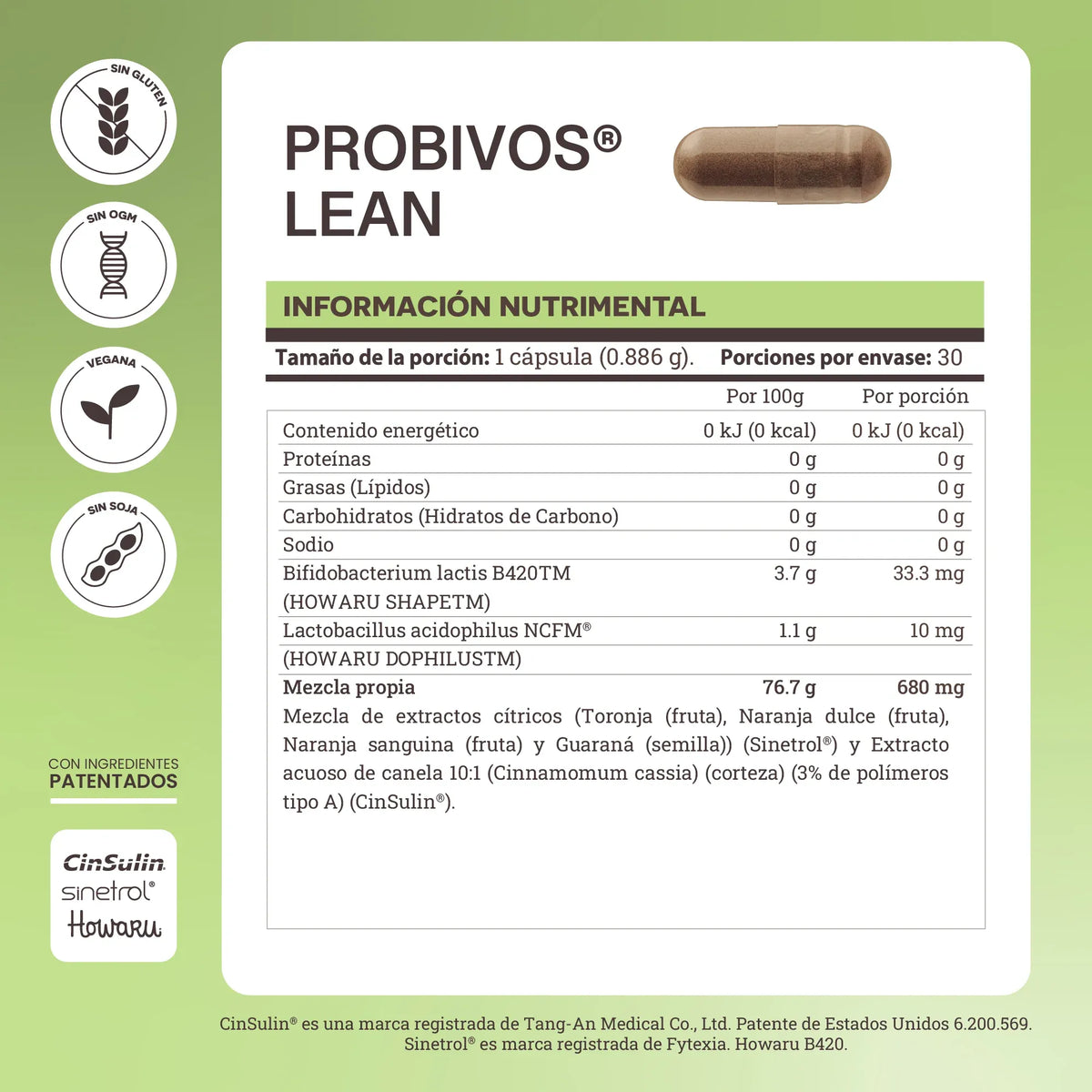 MATTER SPORT PROBIVOS LEAN 30 CAPSULAS