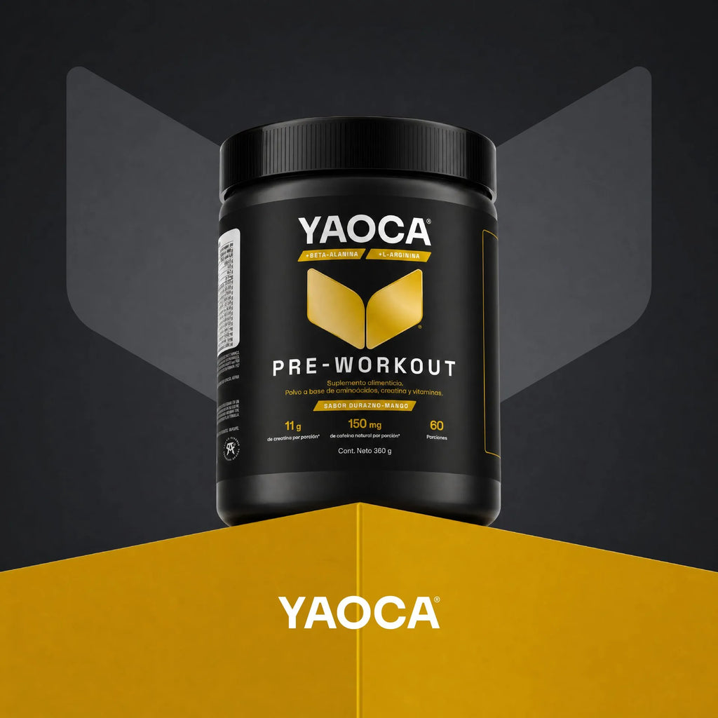 YAOCA Pre-Workout Peach Mango 360g
