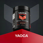 YAOCA Proteína Whey Polvo Chocolate 500g