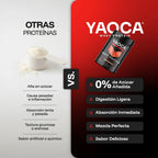 YAOCA Proteína Whey Polvo Chocolate 500g