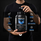 YAOCA Proteína Isolate Polvo Chocolate 1kg
