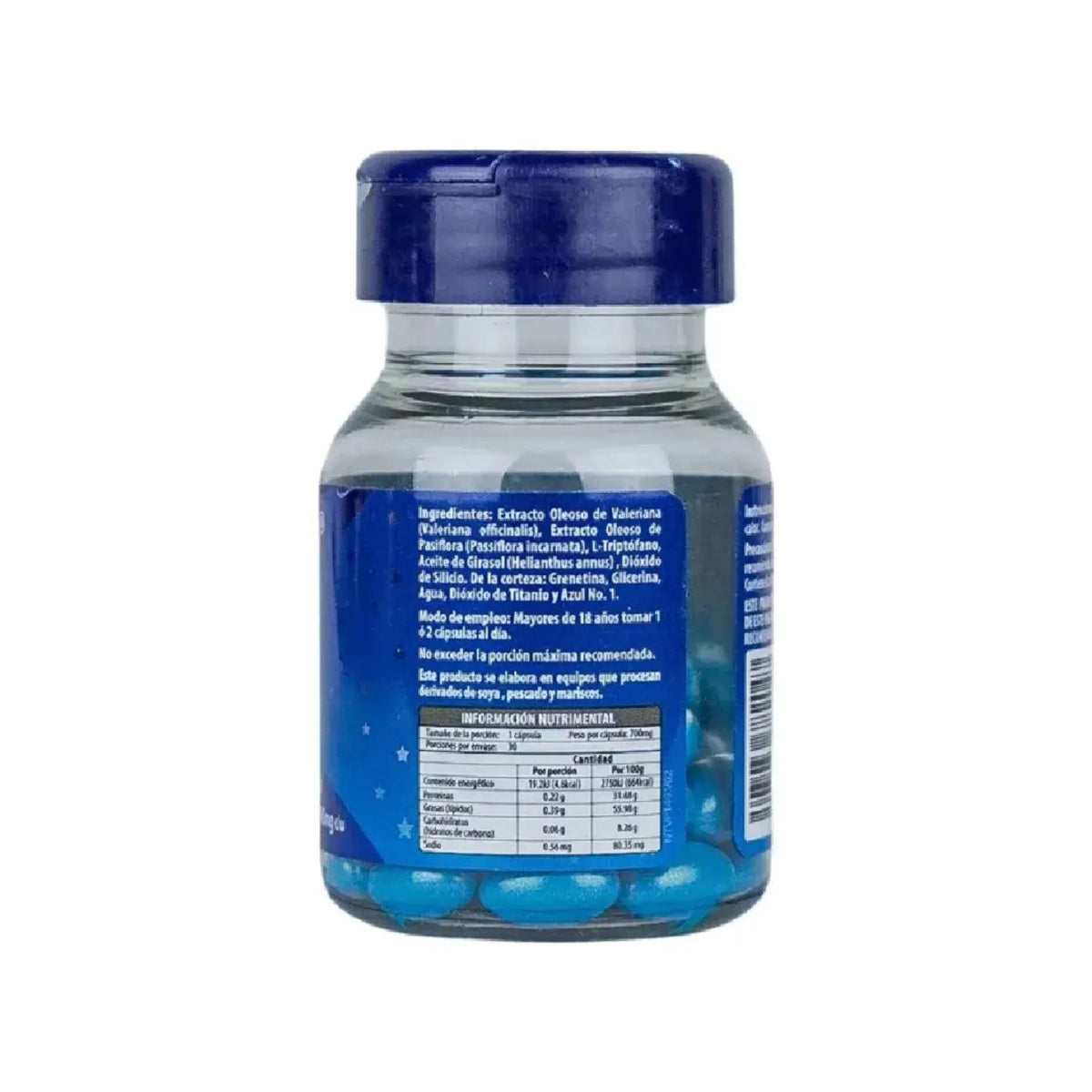 Naturagel Triptófano, Valeriana Y Pasiflora Con 30 Capsulas de 700mg