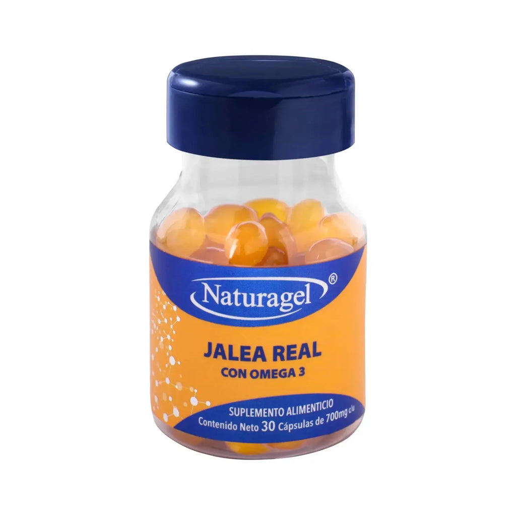 Naturagel jalea real con omega 3 700mg 30 caps sfn