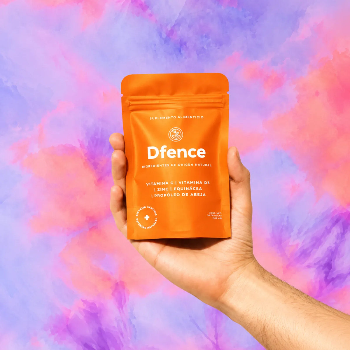 Dfence By The Land 75 Tabletas | Apoyo a las defensas naturales | Con vitamina C, vitamina D3, zinc y extractos botánicos | Fórmula con equinácea, astrágalo y hongo Maitake | Suplemento alimenticio