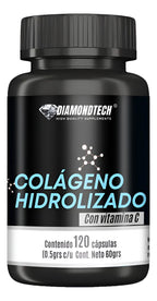 DiamondTech Colageno Hidrolizado con Vitamina C 120 Capsulas