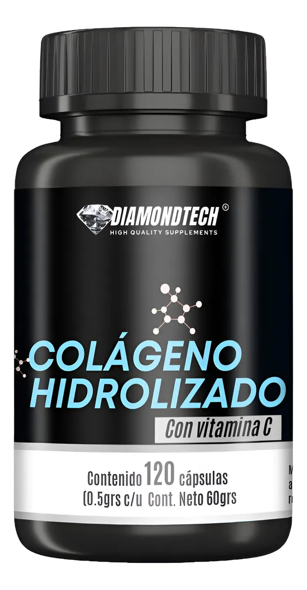 DiamondTech Colageno Hidrolizado con Vitamina C 120 Capsulas