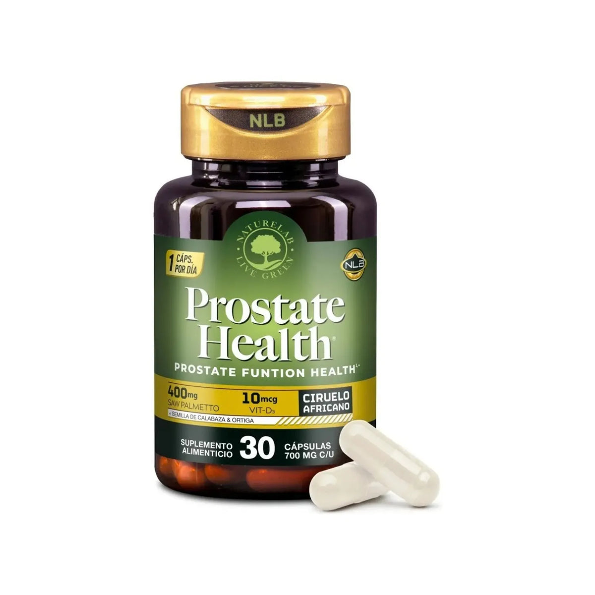 Naturelab Prostate Suplemento Para Próstata 30 Capsulas de 700mg