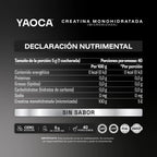 YAOCA Creatina Monohidratada 200g