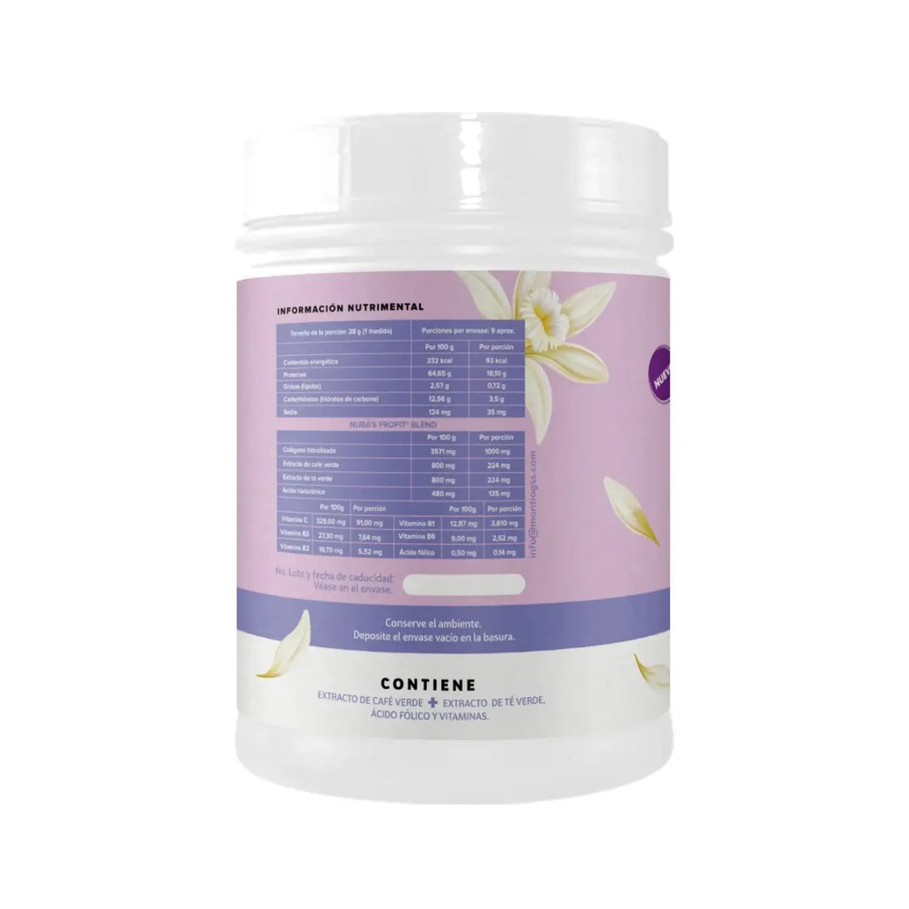 NUBA Proteína Colágeno Chai Vainilla 250g