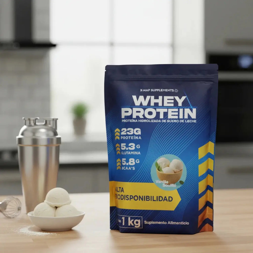 X-nap Whey Proteína Hidrolizada 1kg  Vainilla Souffle sfn