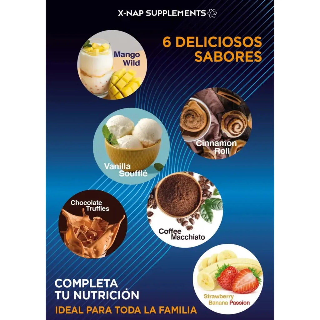 X-nap Whey Proteína Hidrolizada 1kg  Vainilla Souffle sfn