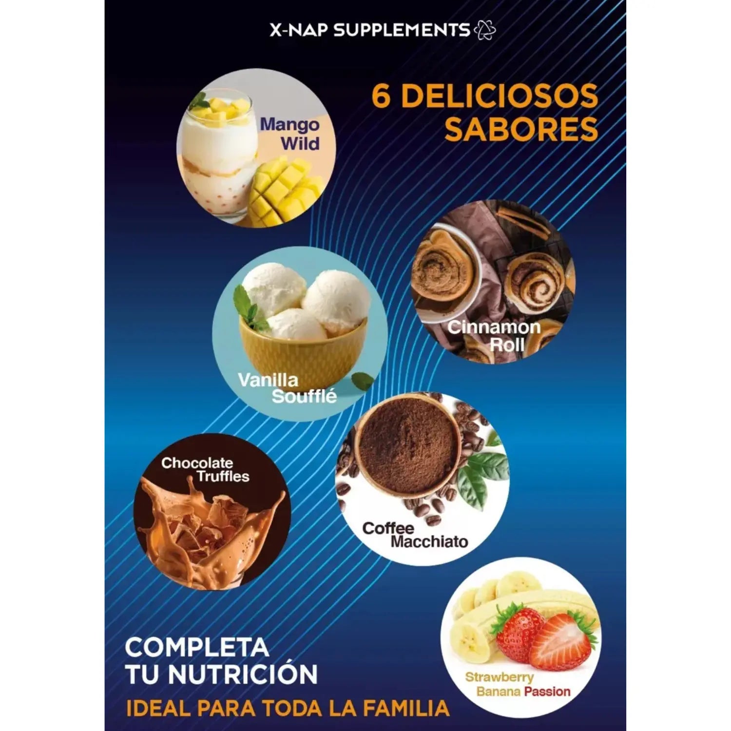 X-nap Whey Proteína Hidrolizada 1kg  Vainilla Souffle sfn