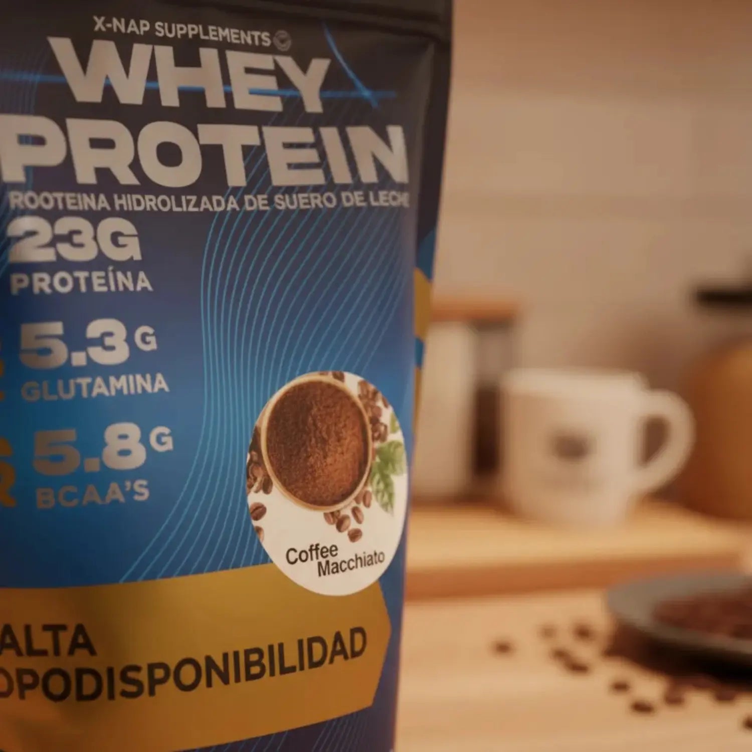 X-nap Whey Proteína Hidrolizada 1kg  Sabor Cafe Macchiato