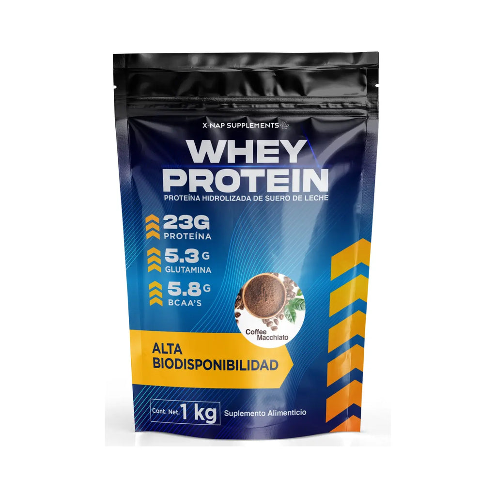 X-nap Whey Proteína Hidrolizada 1kg  Sabor Cafe Macchiato