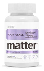 Matter Peach Please | Vitamina E y Ácido Hialurónico | 30 Cápsulas | Cuidado de la Piel | Suplemento Alimenticio