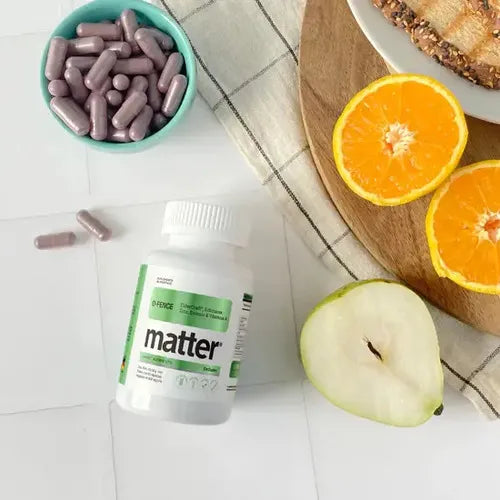 Matter D-Fence | Vitamina A, Zinc, Selenio, Equinácea y Saúco | 60 Cápsulas | Soporte Inmunológico | Suplemento Alimenticio