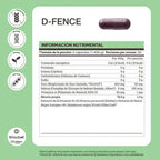Matter D-Fence | Vitamina A, Zinc, Selenio, Equinácea y Saúco | 60 Cápsulas | Soporte Inmunológico | Suplemento Alimenticio